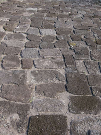 stone floor of kalasan templeの写真素材