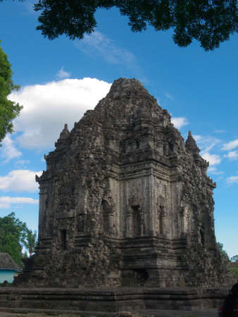 the javanese buddhist temple of candi kalasanの写真素材