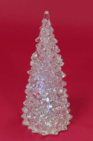 acrylic christmas tree lampの写真素材