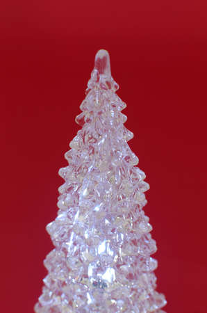 acrylic christmas tree lampの写真素材