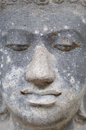 Head of The Aksobhya Statue, 8th - 10th centuryの写真素材
