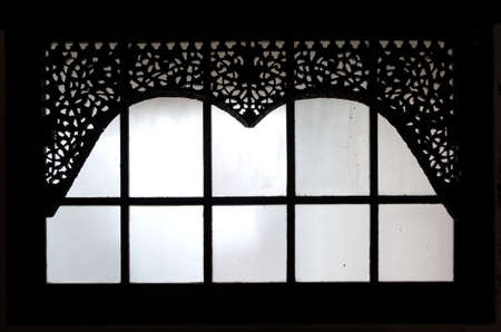 old carving window