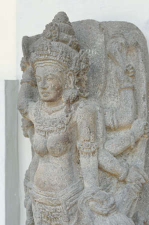The Statue of Goddess Durga Mahisasura Mardhini, 10th centuryの写真素材