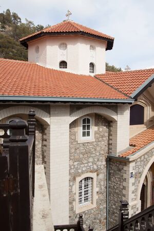 TROODOS, CYPRUS - FEBRUARY 10, 2017: Kykkos monasteryのeditorial素材