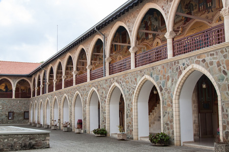 TROODOS, CYPRUS - FEBRUARY 10, 2017: Kykkos monasteryのeditorial素材