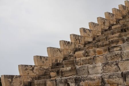Theater at the archaeological remains of Kourion city, the Island of Cyprusのeditorial素材