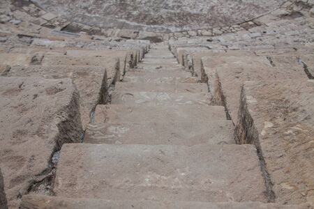 Theater at the archaeological remains of Kourion city, the Island of Cyprusのeditorial素材