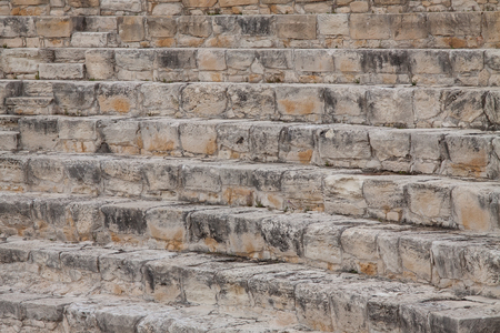 Theater at the archaeological remains of Kourion city, the Island of Cyprusのeditorial素材