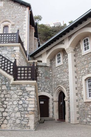 TROODOS, CYPRUS - FEBRUARY 10, 2017: Kykkos monasteryのeditorial素材