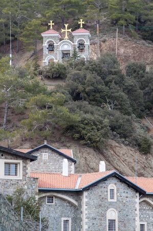 TROODOS, CYPRUS - FEBRUARY 10, 2017: Kykkos monasteryのeditorial素材