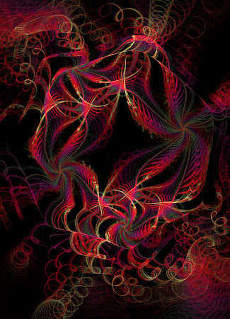 Abstract fractal backgroundの写真素材