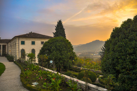 Vicenza, Villa Valmaranaのeditorial素材