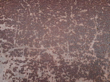 The leather texture of the sofa is peeling and dirty.の写真素材