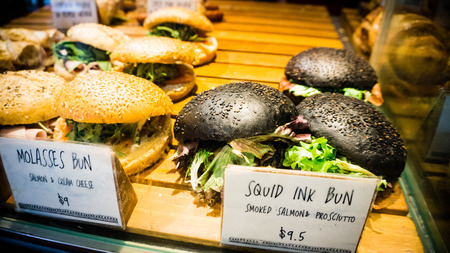 Selling Squid Ink Bun