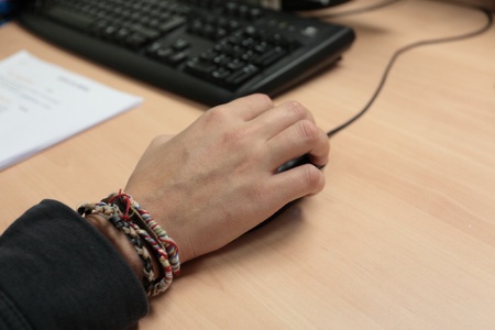 Women working in the office with your computerの写真素材