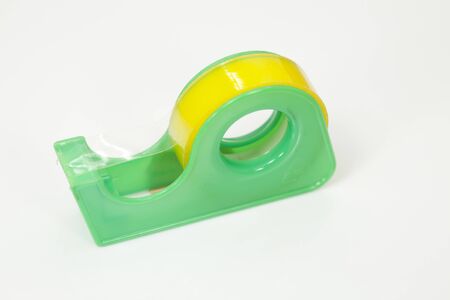 Roll zeal green on a white backgroundの写真素材