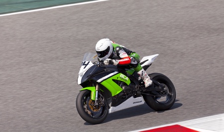 BARCELONA - SPAIN JUNE 24: Javi del Amor in the race for Stock Extreme race at 2012 Speed...