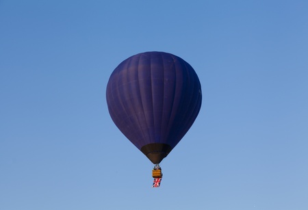 IGUALADA - 07 July: Balloons ascending at dusk on European International Balloon Festival July 7, 2012 in Igualada, Barcelona. Provided more than 300,000 people attended the eventのeditorial素材