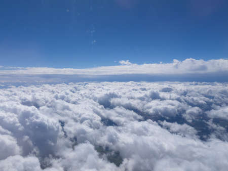 View from the window of a plane
