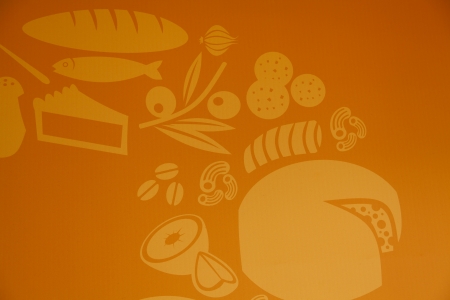 Drawings of the main staplesの写真素材