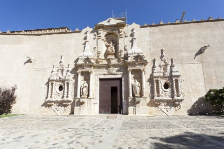 Monastery of Santa Maria de Poblet, located in the region Conca de Barbera. Tarragonaの写真素材