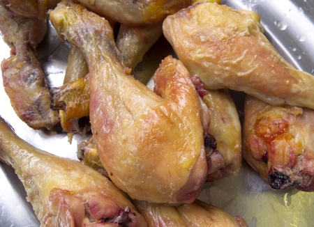 Delicious chicken thighs slowly cooked in the oven