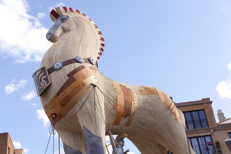 VALENCIA, SPAIN - MARCH 16  The exposed fault   Na Jordana  falla for  Las Fallas    the fires  in Valencian  exhibition on march 16, 2013 in Valencia, Spainのeditorial素材