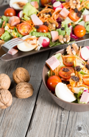 Fresh and healthy salad typical Mediterraneanの写真素材