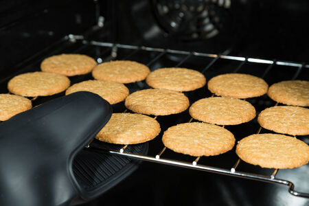 Grain artisan cookies fresh from the oven