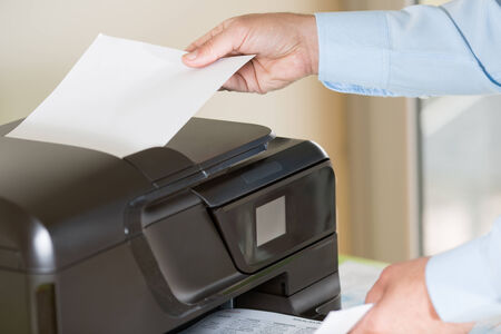 Performing a photocopy clerk with multifunction printer