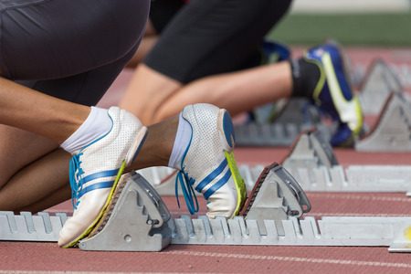 Track runner ready to go into a career