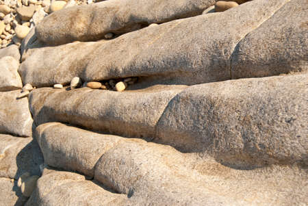 massive stone of unusual shapeの写真素材