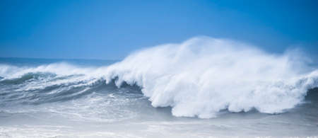 sea ââwaves during a weak stormの写真素材