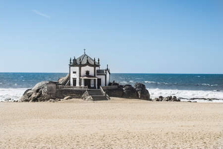 Chapel of Senhora da Pedra. Valadares. Portugalの写真素材