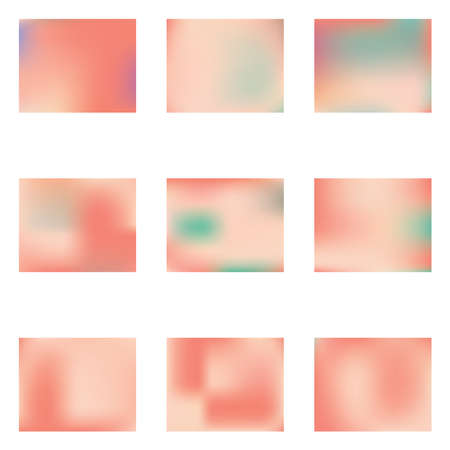 Futuristic work of art performed by simple techniques. Random splash and spreading spot. Vector illustration invite. Pink graphic samples of futuristic artwork.のイラスト素材