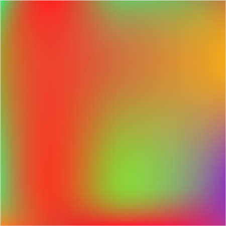 Bright blurred graphics from various combinations of colors and shades. Great splash and spreading spot. Vector illustration flat. Red color spots that form a bright blurred graphics.のイラスト素材