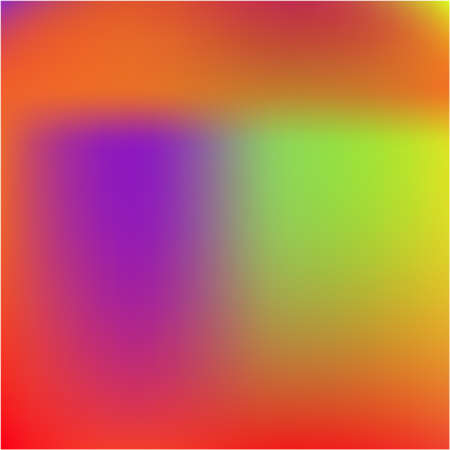 Gradient mesh painted in different colors. Vector illustration show. Juicy splash and spreading spot. Orange gradient mesh with smooth color transitions.のイラスト素材