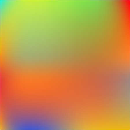 Gradient mesh painted in different colors. Nice splash and spreading spot. Vector illustration flat. Orange gradient mesh with smooth color transitions.のイラスト素材
