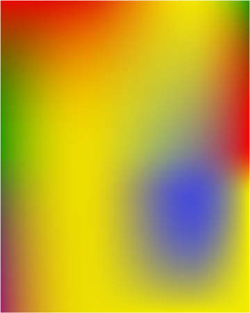 Gradient mesh painted in different colors. Strange splash and spreading spot. Vector illustration concept. Yellow gradient mesh with smooth color transitions.のイラスト素材