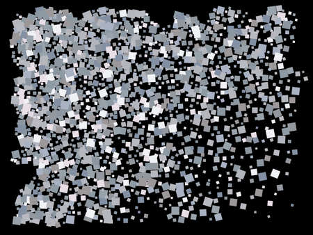 Colorful inspiring festive confetti. Fresh element of design. Vector illustration layout. Silver falling abstract creative decoration for birthday celebrate, anniversary, party or event.のイラスト素材