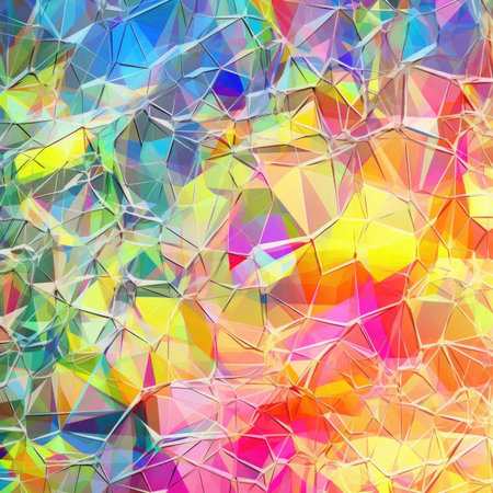 Abstract colorful background of polygonal mosaic - vector illustrationの素材