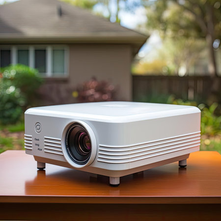 Lightweight projector for outdoor movie nightsの素材