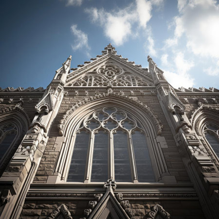 Unique architecture with fisheye lens and polarizing filterの素材