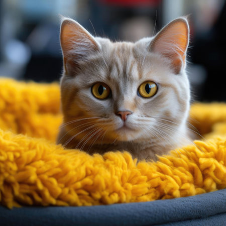 Enclosed cotton cat bed for privacyの素材