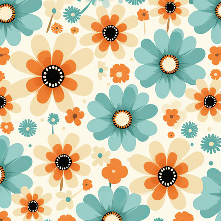 Funky retro background for a nostalgia blogの素材