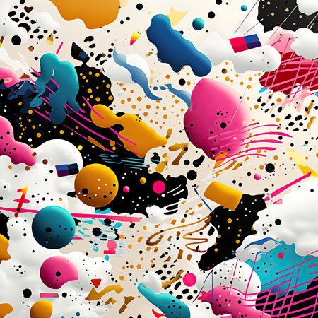 Funky retro background for a nostalgia blogの素材