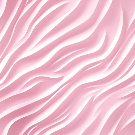 Pink background with wavy lines, creating a dynamic and sculpted effect (tiled)の素材