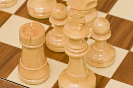 pieces of chess placed on the board
