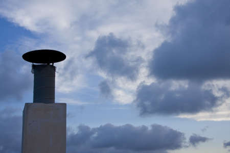 landscape of sky with clouds in the afternoonの写真素材