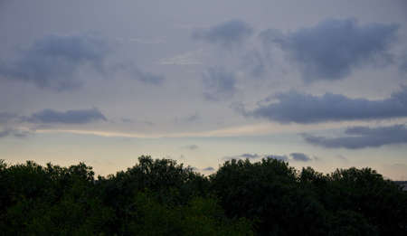 landscape of sky with clouds in the afternoonの写真素材